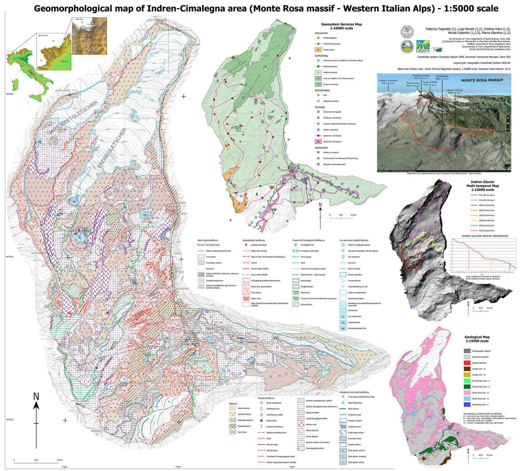 Cartografia geotematica di un settore alpino d’alta quota